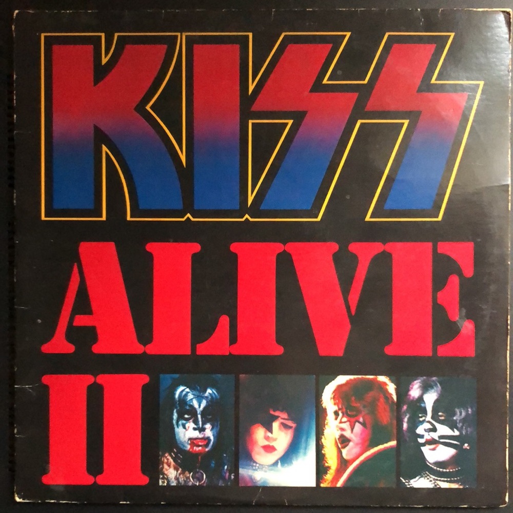 Kiss Alive II Double Vinyl Lp Record Album Set
